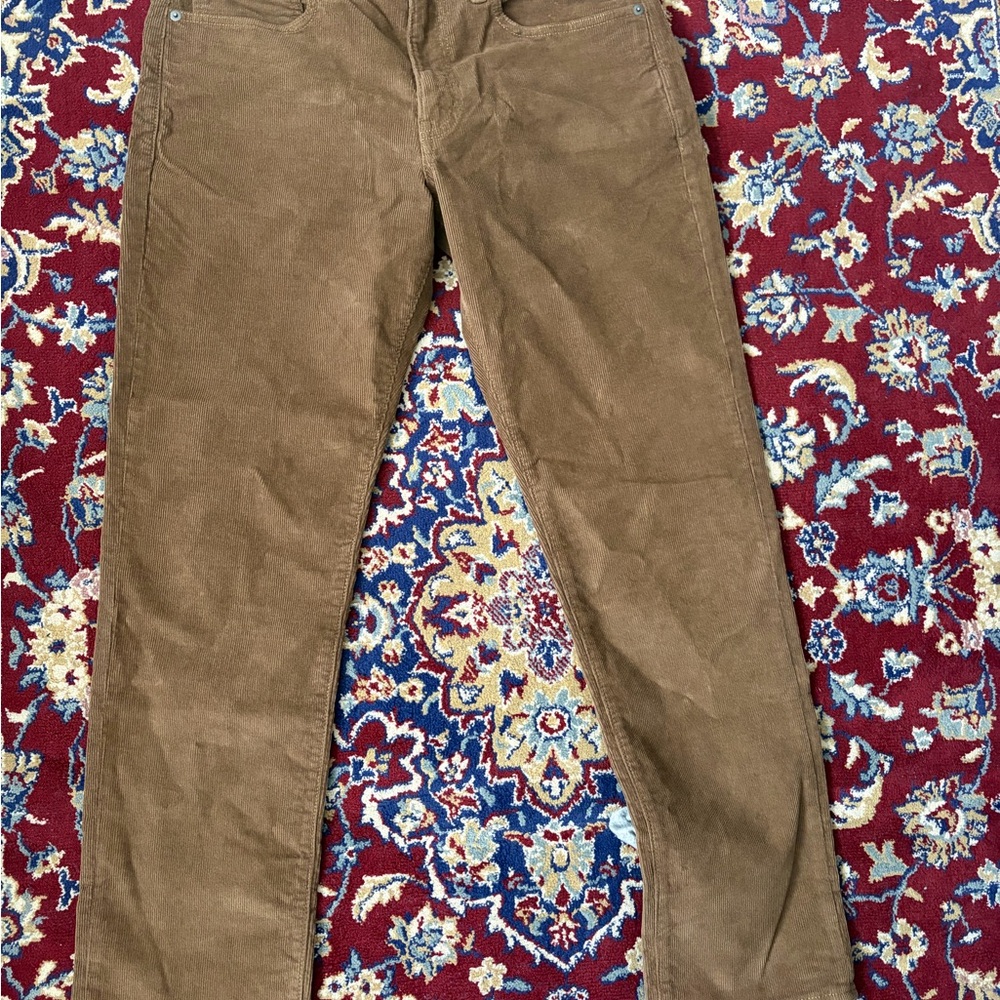 Men's Jcrew  Brown Corduroy Pants